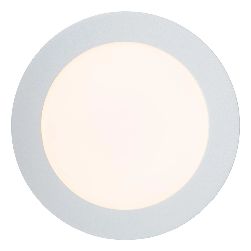 Éclairage de plafond Brice-Led Ø 18cm - IP44 blanc Lucide 5411212281296