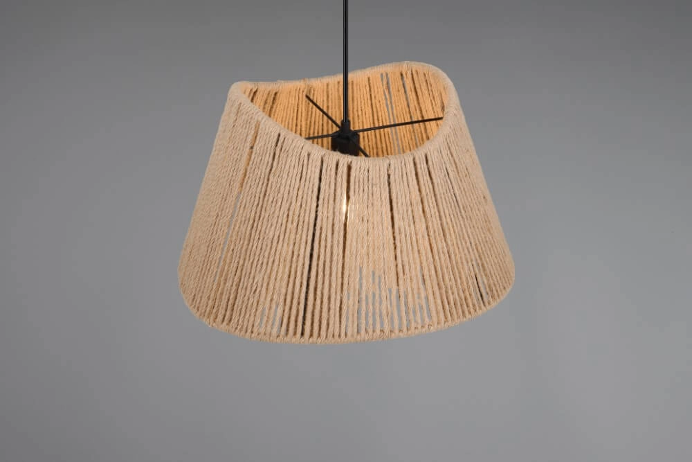 Suspension Japandi Valerie rotin Ø 52cm Trio 4017807637380