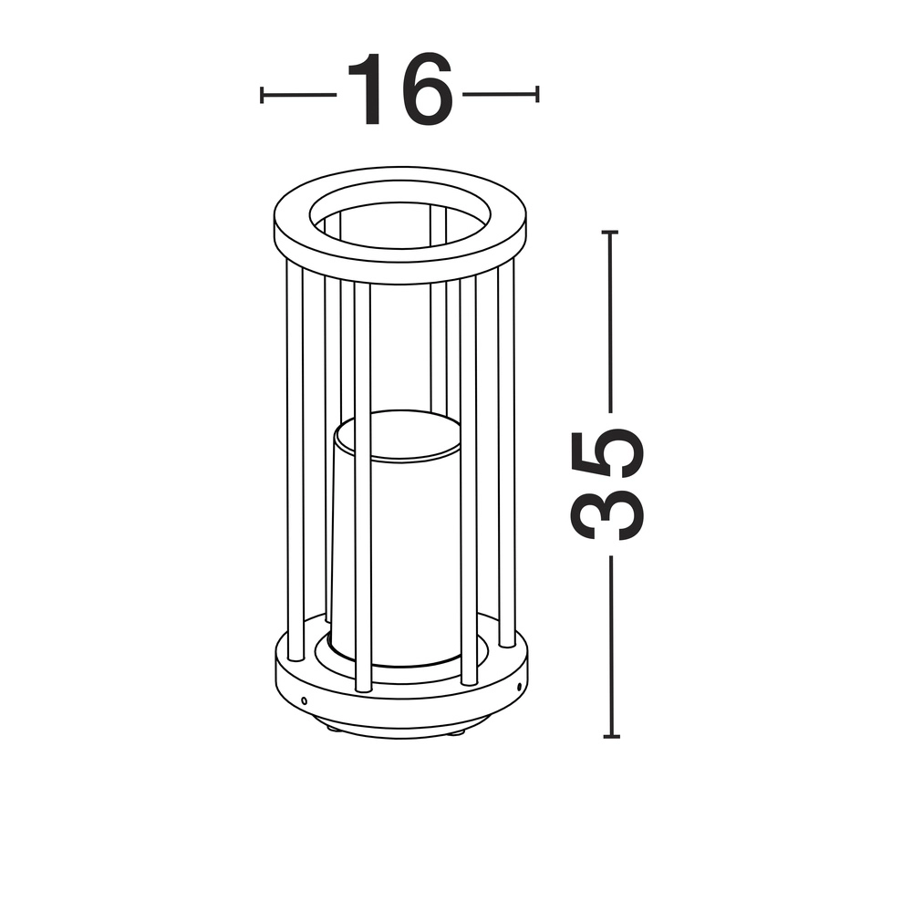 Éclairage de chemin Elysium 35cm Lyora 5212017449894