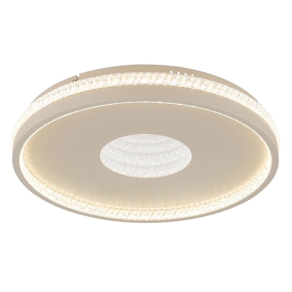 Plafonnier design Shirley brun sable Ø 41cm