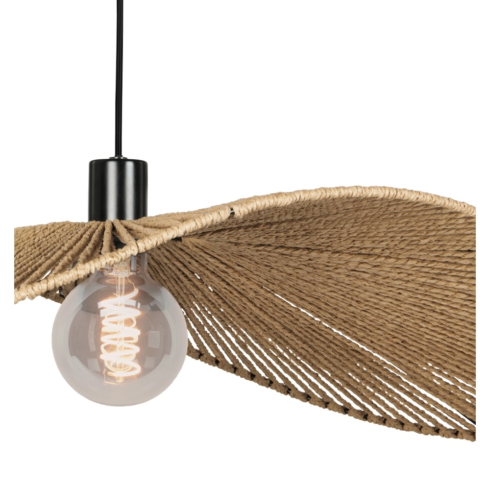 Lampe pendante en rotin Siruela 80 cm - 1x E27 Eglo 9002759319922
