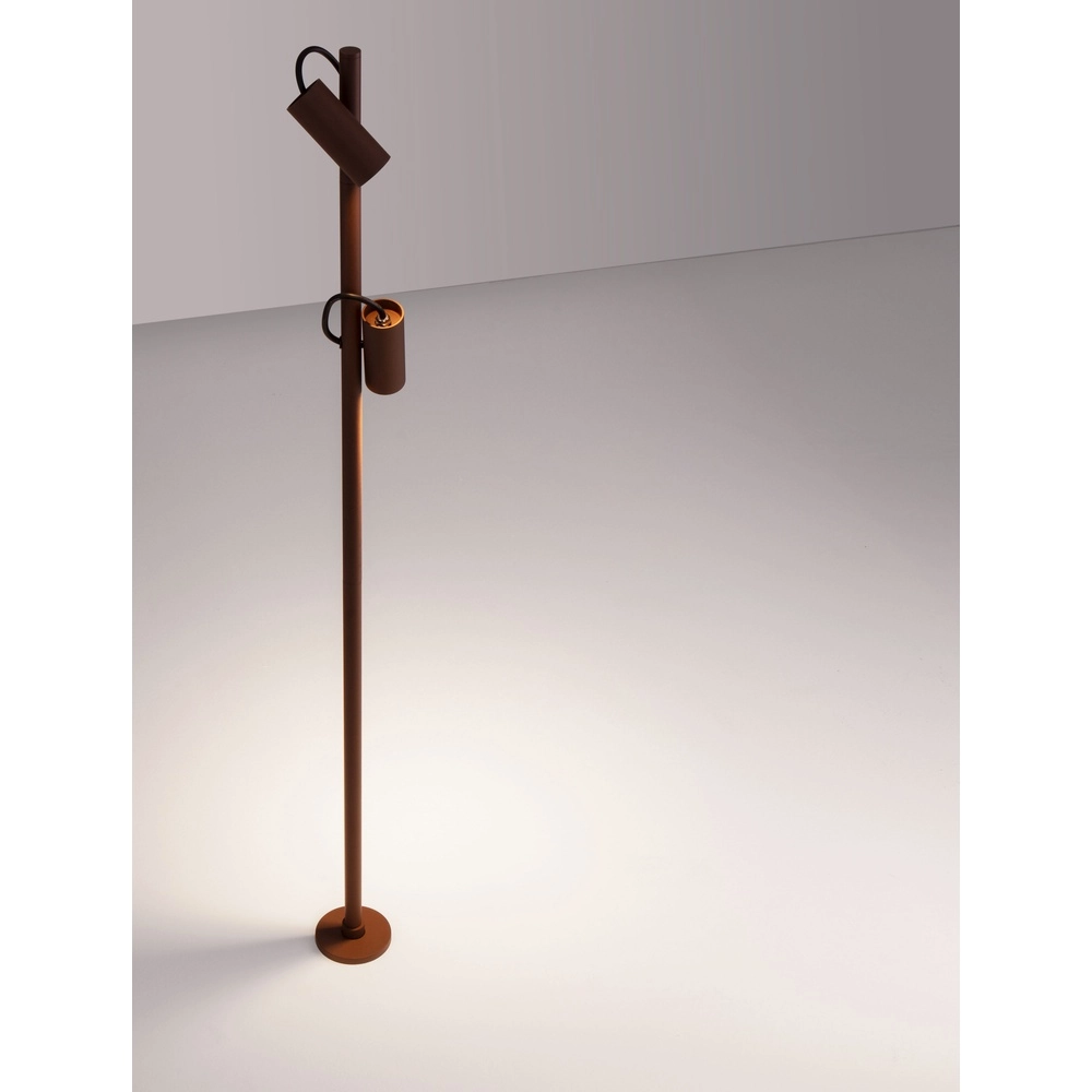 Lampe de jardin Darma Double brun rouille Lyora 5212017472540