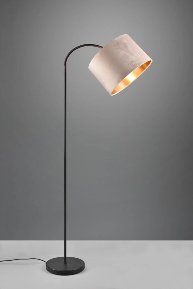 Lampadaire sur pied Julieta capuche en velours Trio 4017807574159