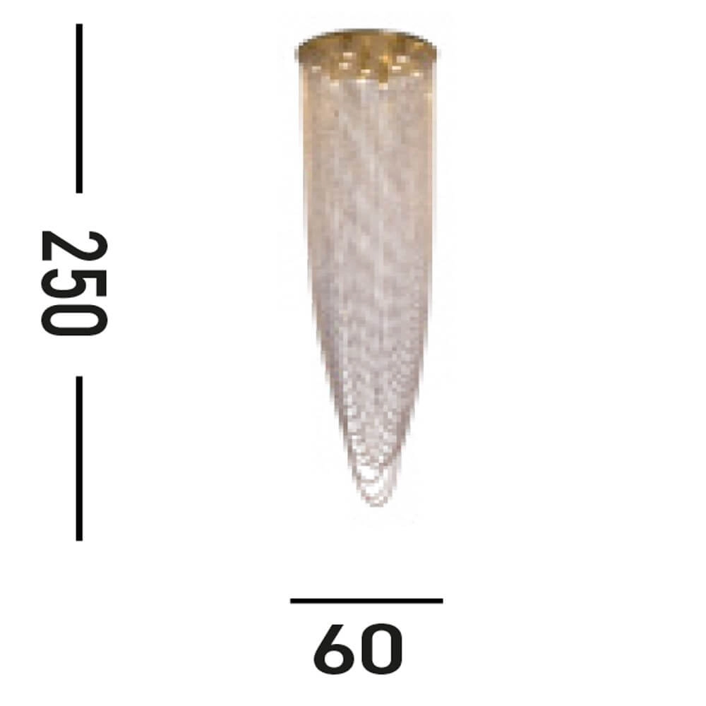 Suspension orientale Swoop 10 lumières Searchlight 5053423267968