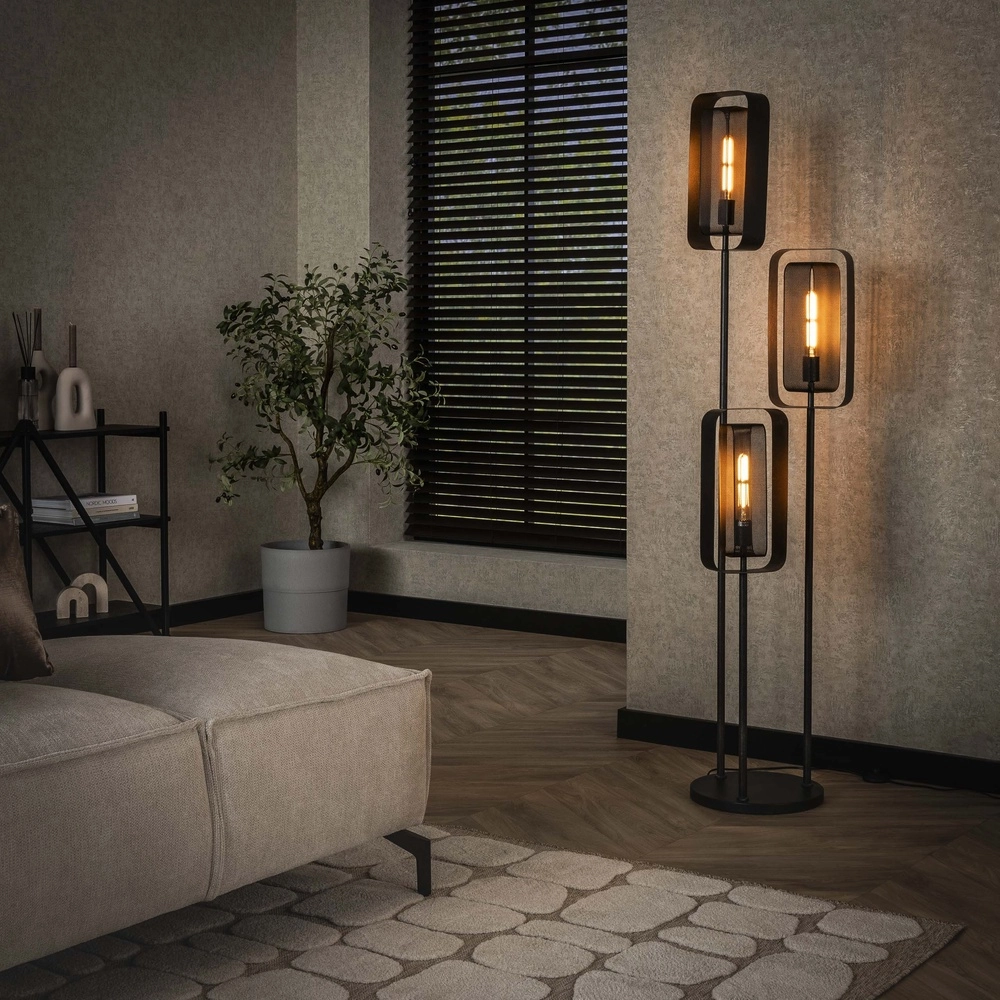 Lampe de pied en treillis métallique 3L Mesh 170 cm