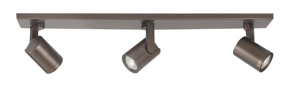 Projecteur de surface à 3 lumières Halo choco - GU10