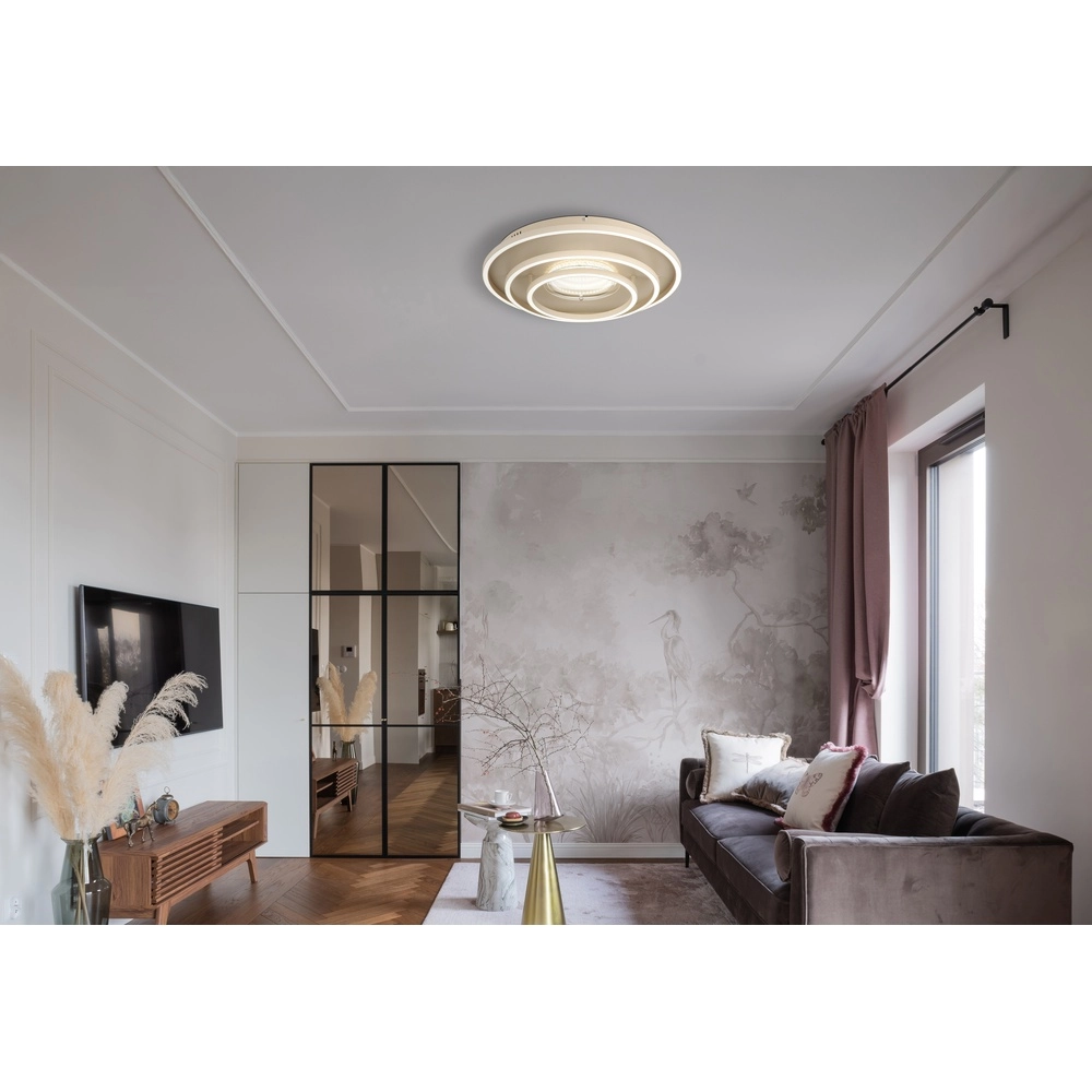 Plafonnier design Lawanda brun sable 51cm Globo 9007371589265