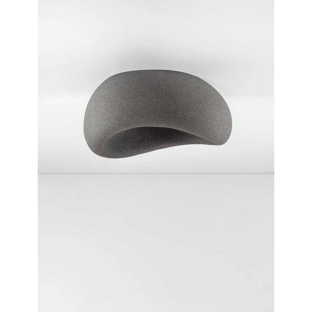 Plafonnier naturel Aere gris 50cm Lyora 5212017476777