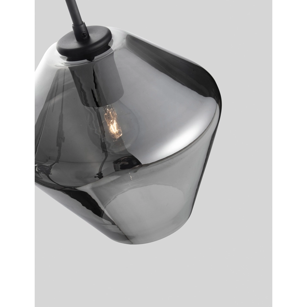 Suspension Veiro verre chromé Ø 23 x 22cm Lyora 5212017421296
