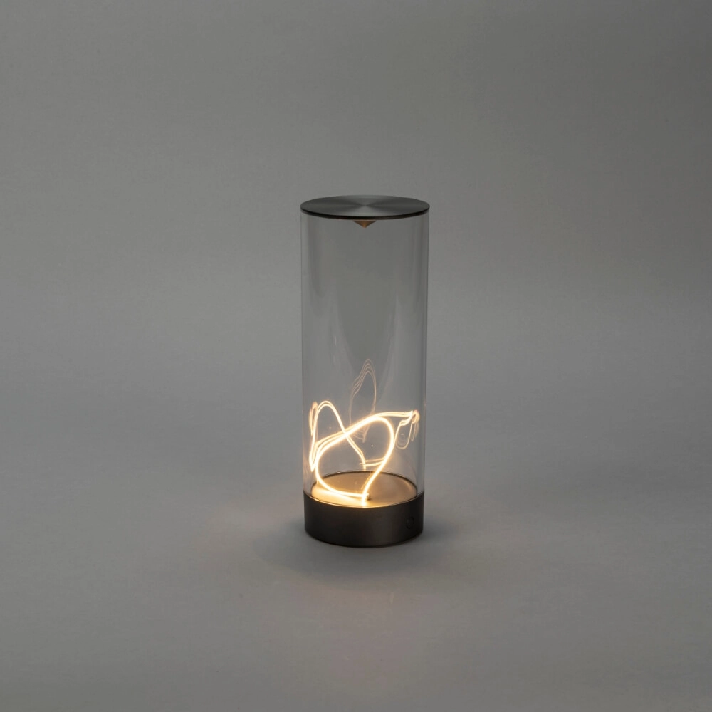 Lampe rechargeable Edison S anthracite KonstSmide 7318307846379