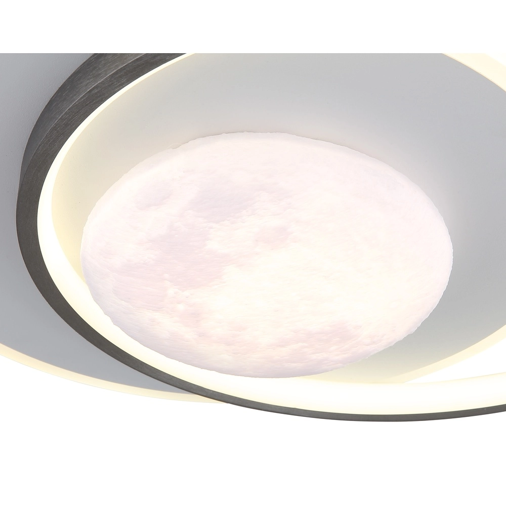 Lampe de plafond à design Moon noir et blanc Globo 9007371575749