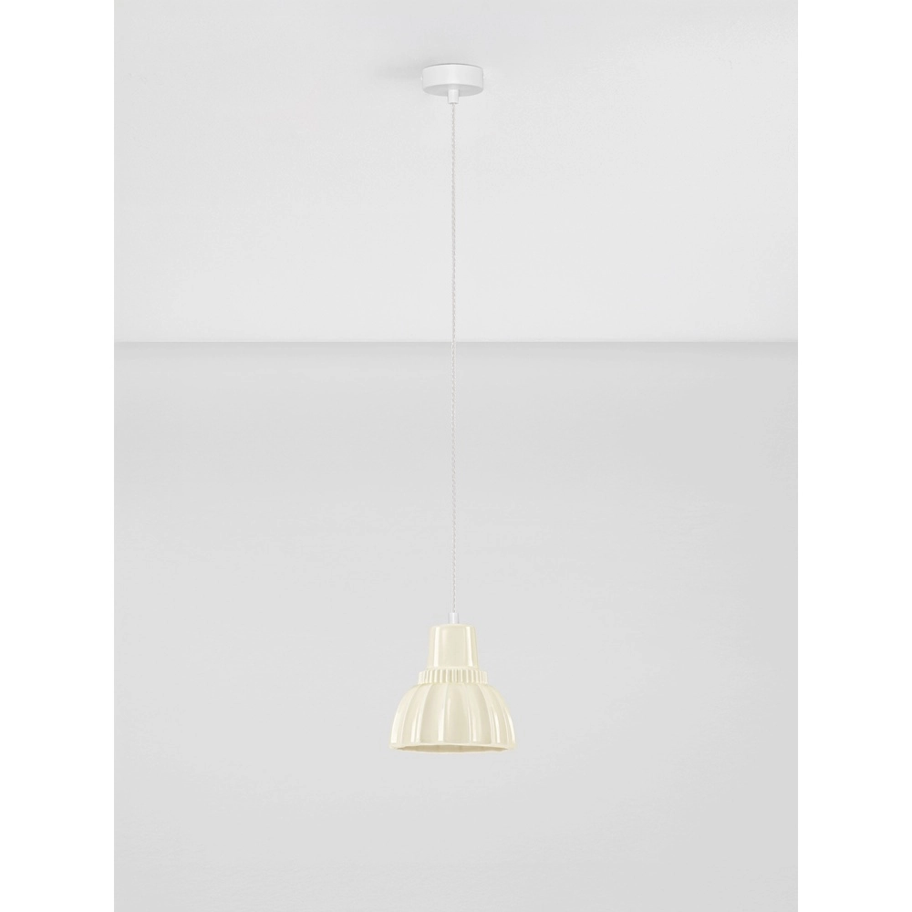 Lampe suspendue Picco Blanc avec de la crème Lyora 5212017495402