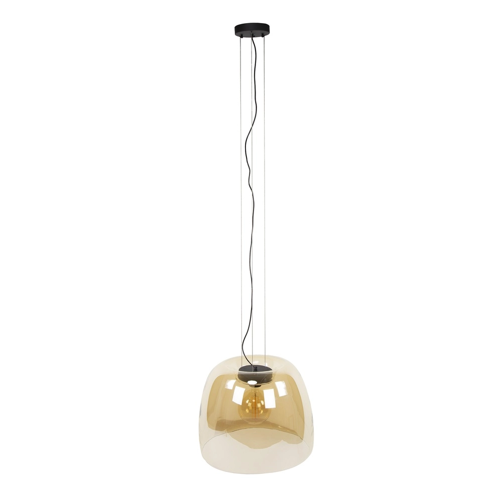 Lampe suspendue en verre Drift Ø 48cm - verre ambré Lyora 8716803512719