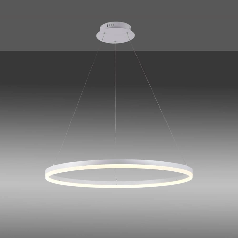 Lampe suspendue moderne Titus Ø 80cm blanc Paul Neuhaus 4012248365373