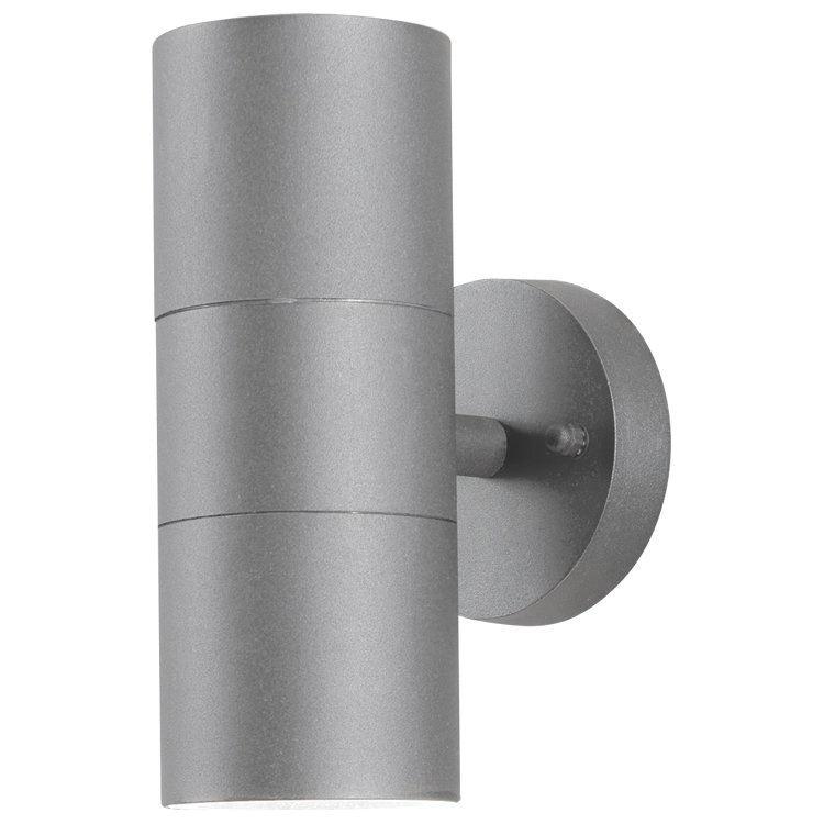 Spot murale Modena Up - Down 2 lumières 19cm gris
