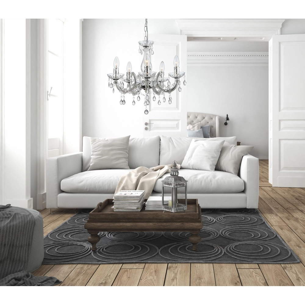 Chandelier Cuimbra Ii Chrome Globo 9007371250752