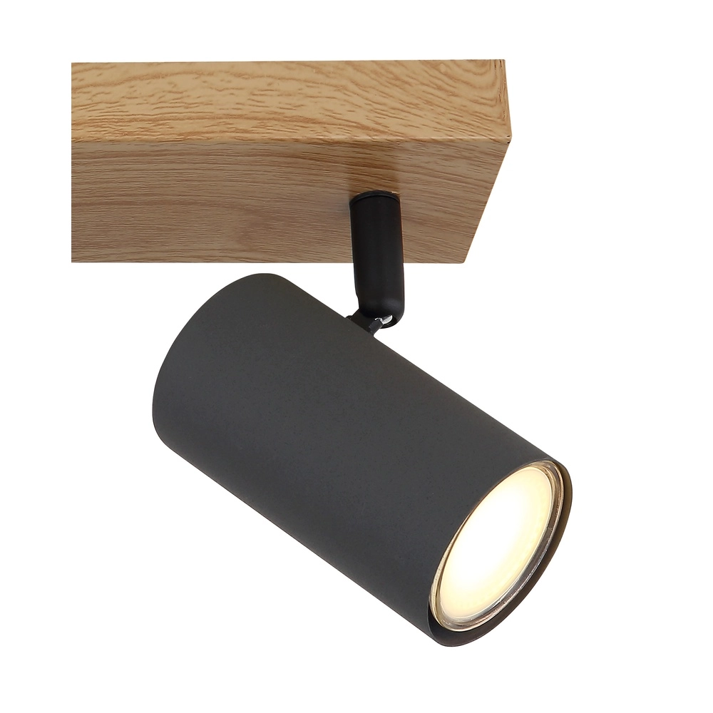Lampe de plafond à 3 lampes Robby bois Globo 9007371442522