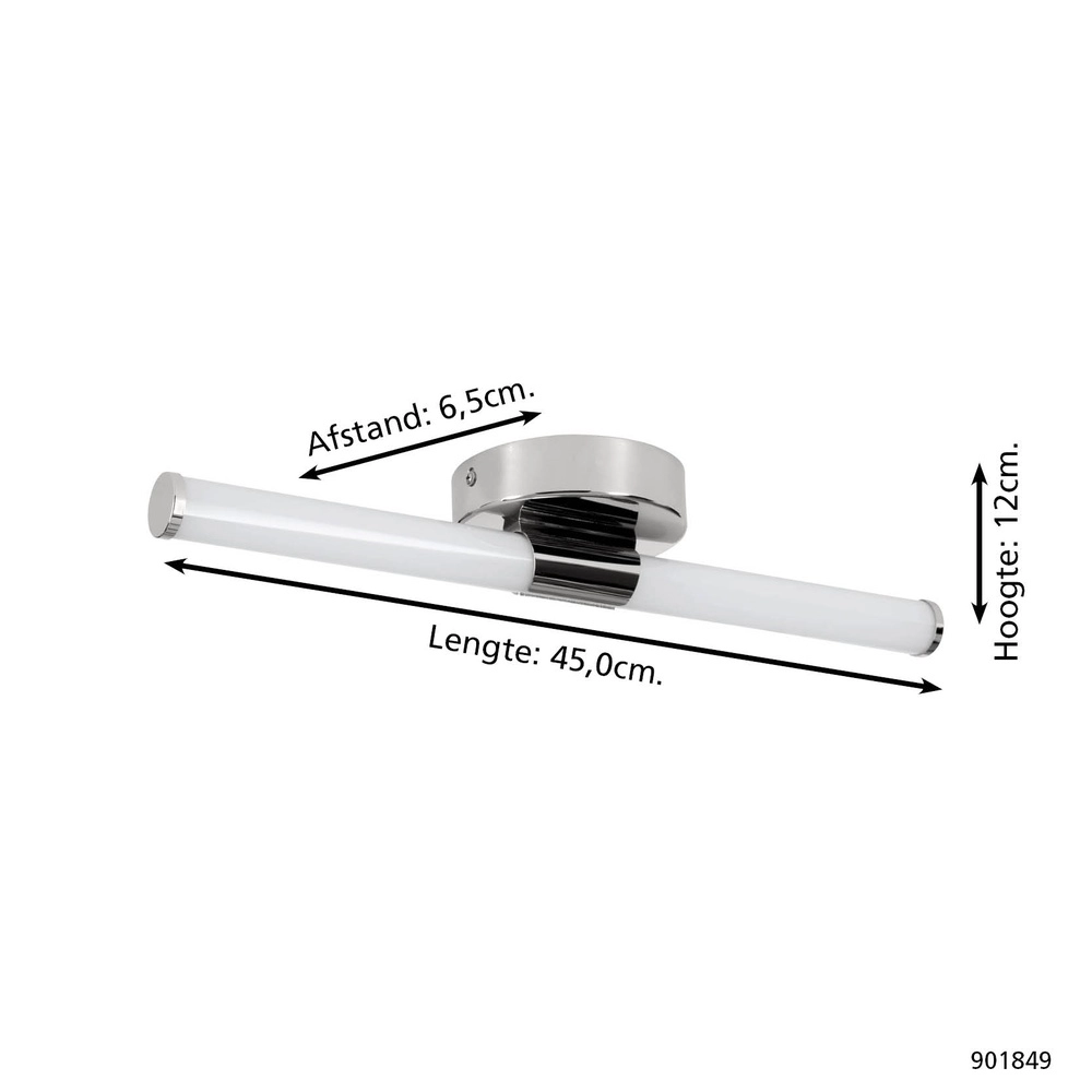 Lampe miroir Ramola chrome 45cm Eglo 9008606356768