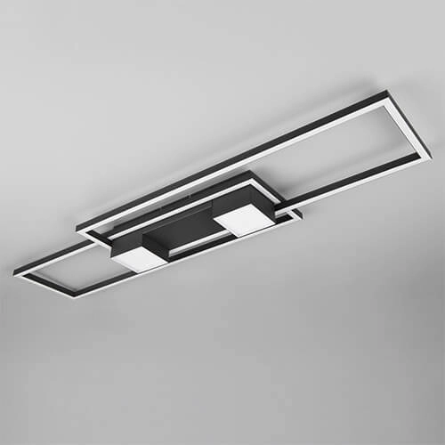 Plafonnier LED 100x28 Albany noir Trio 4017807610291