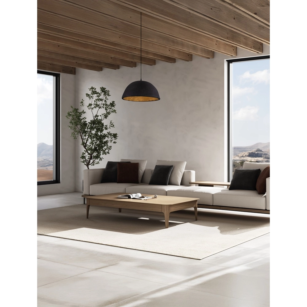 Suspension noire Talcum Ø 42cm Lyora 5212017468277