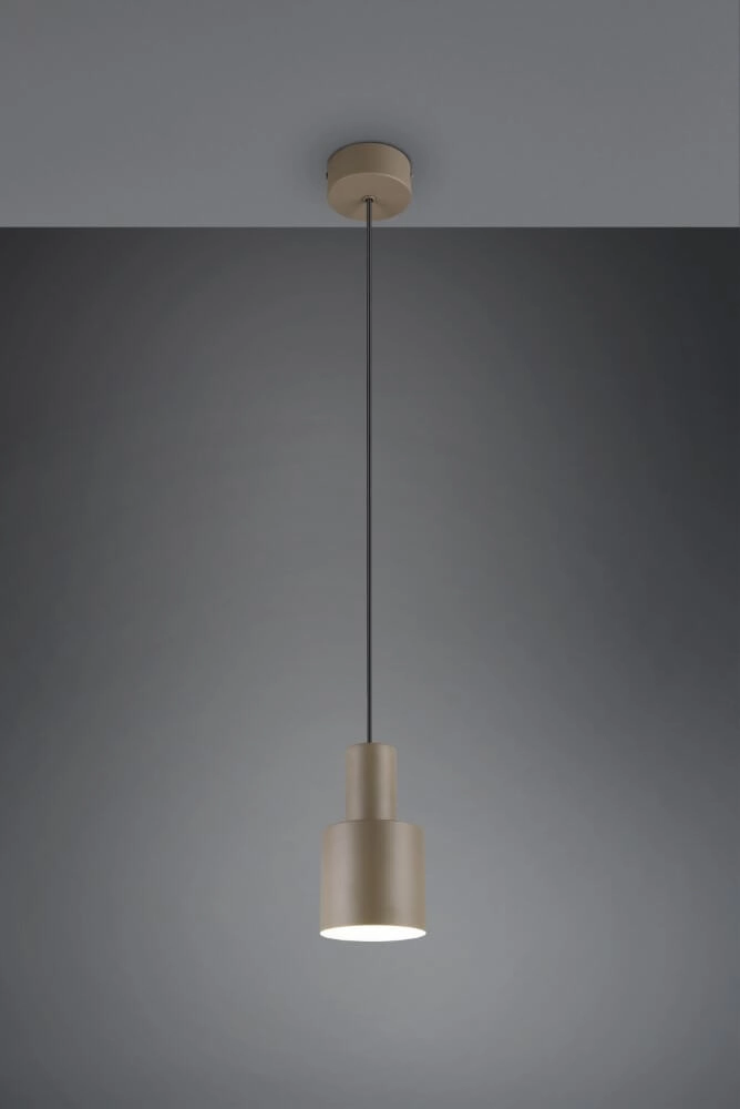 Pendentif taupe Agudo Ø12cm