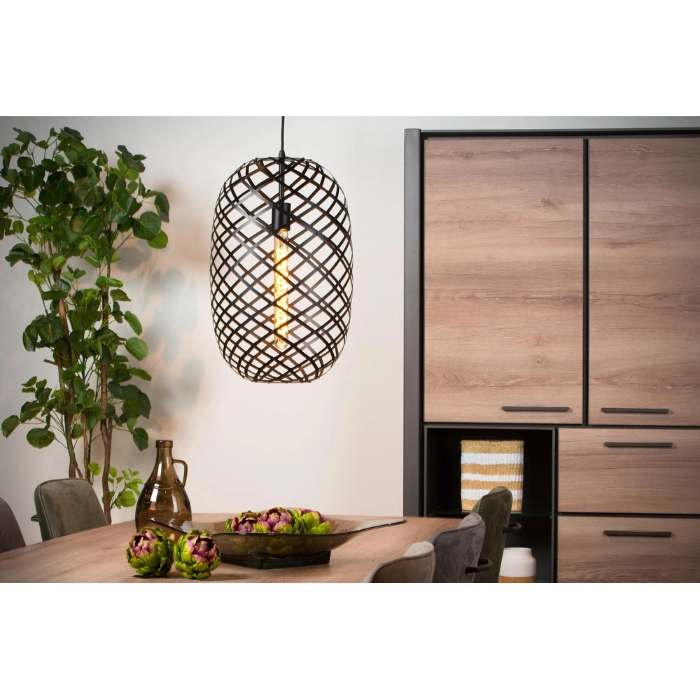 Lampe suspendue Wolfram Ø 32cm noir Lucide 5411212211163