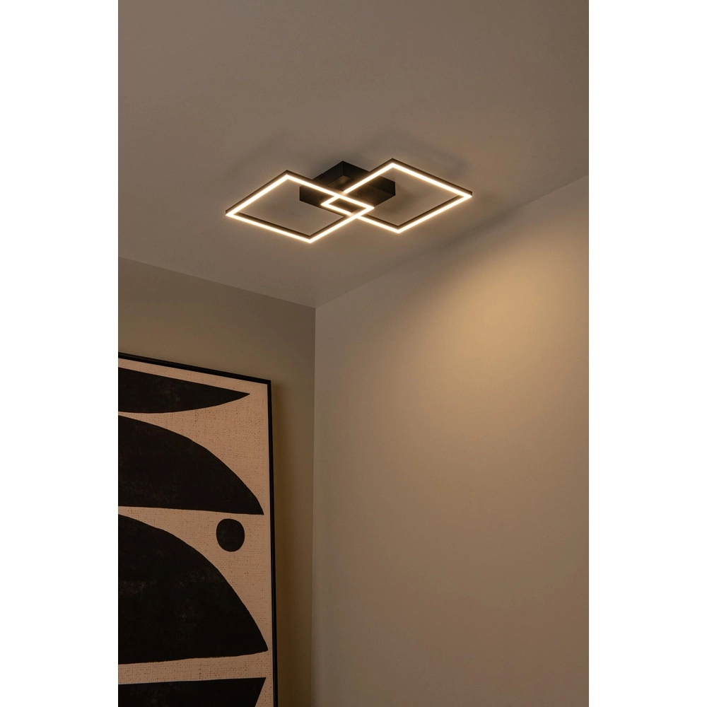 Lampe de plafond à design Arianne Noir Lucide 5411212530899