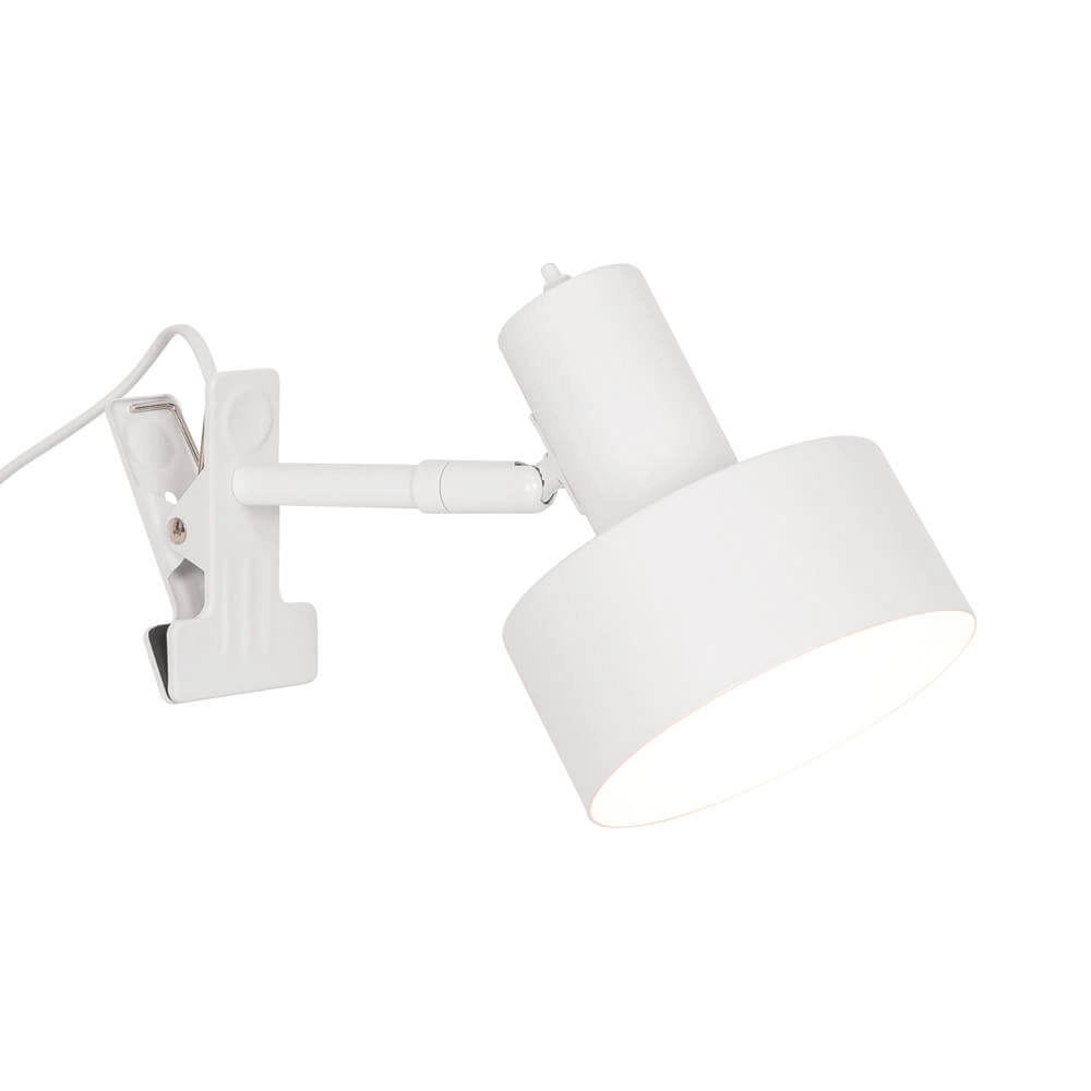 Lampe à pince design Matis blanc
