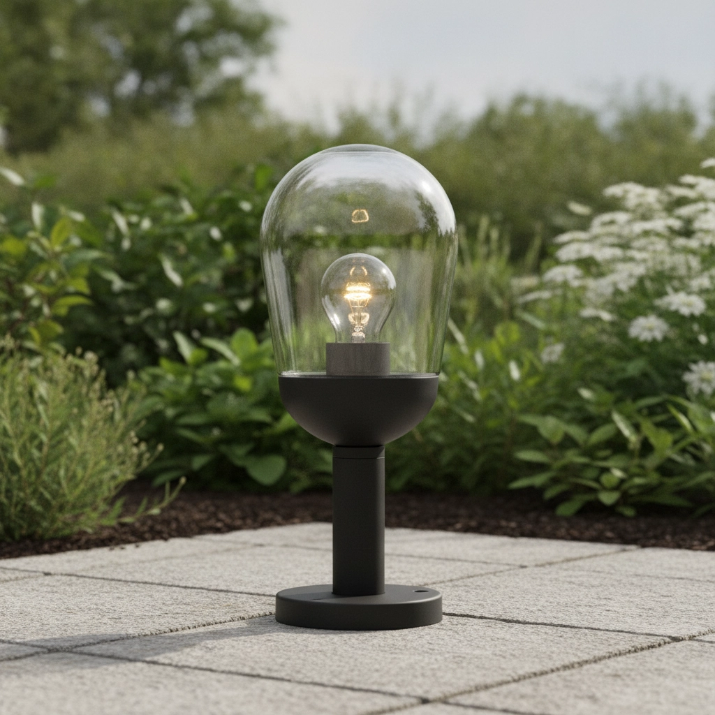 Lampe de jardin Omika gris 37cm