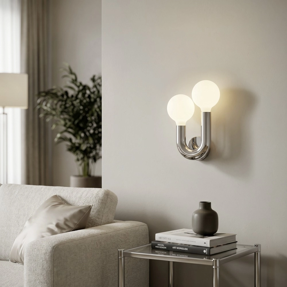 Lampe murale de conception Mellili Chrome Eglo 9008606406685