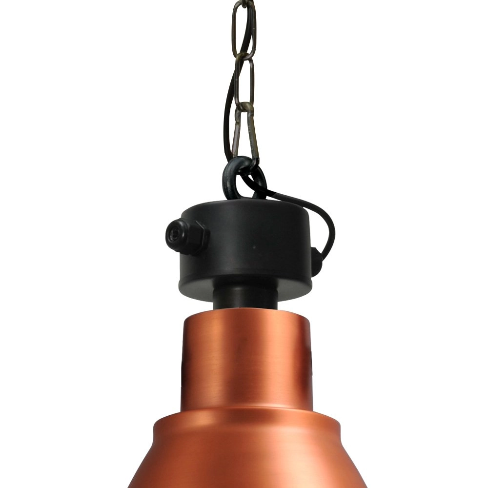 Lampe de salle à manger Industria 2x27 Bud cuivre rouge avec du noir Masterlight 8718121229430