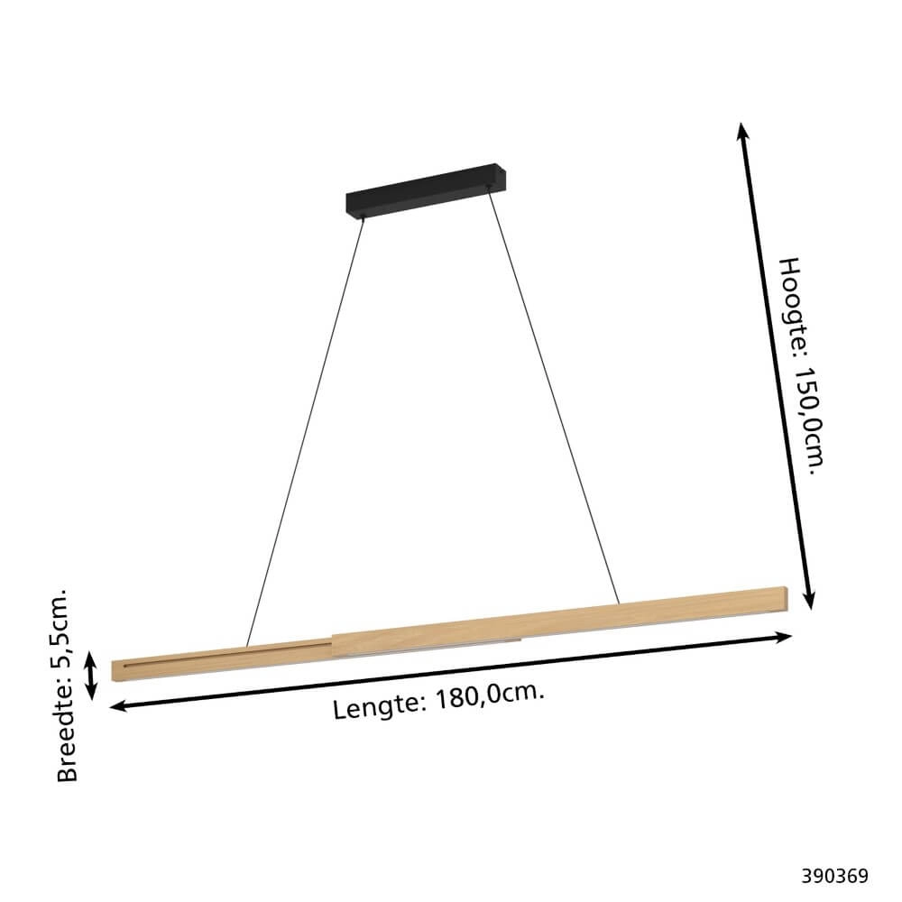 Lampe à suspension marron Montebuono conception Stars of Light 9008606301171