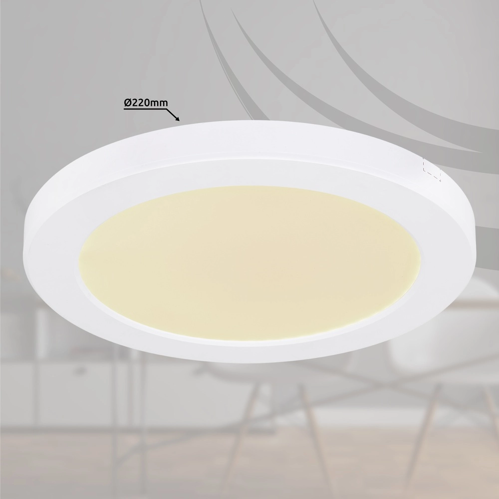 Conception de plafonds Lasse blanc Ø 22cm Globo 9007371405176