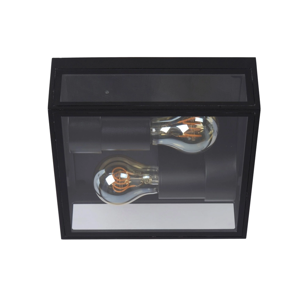 Lampe murale de conception Dukan IP65 double noir