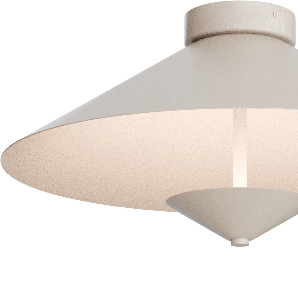 Lampe de plafond Ceppo terra beige Ø 45cm Masterlight 8718121390192