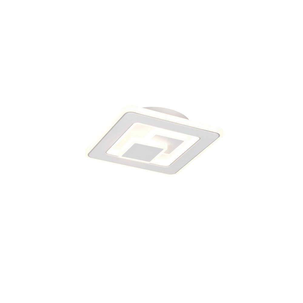 Lampe de plafond Tamaro Carré blanc Trio 4017807704396