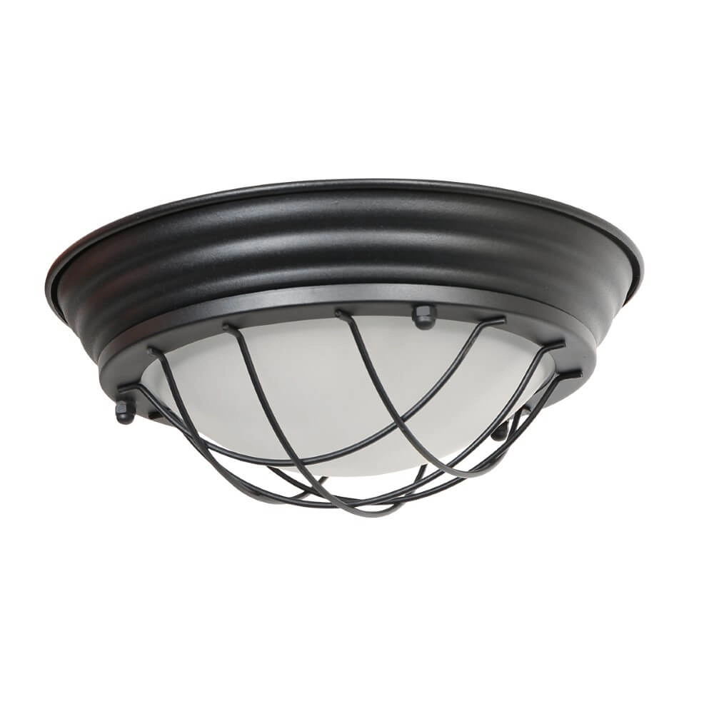 Plafonnier industriel Lisanne noir Steinhauer 8712746170955