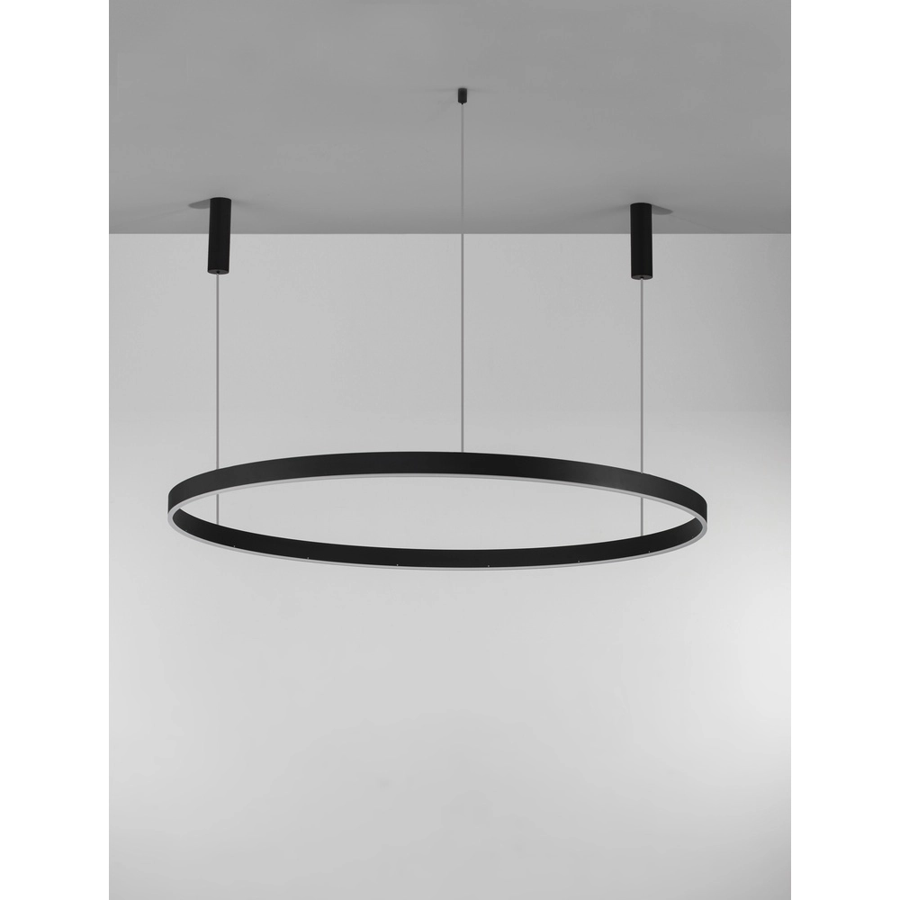 Suspension Motif noir Ø 150cm 3000K Lyora 5212017439291