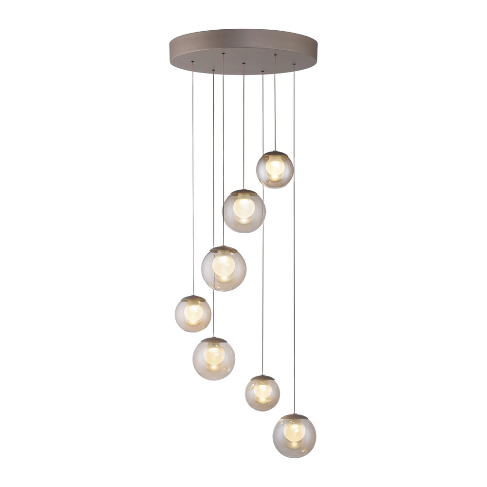 Lampe suspendue à 7 lampes Pure Popup Bronce Paul Neuhaus 4012248396681