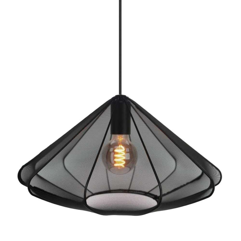 Lampe pendante Ø 42cm Dolwen Noir - Japandi