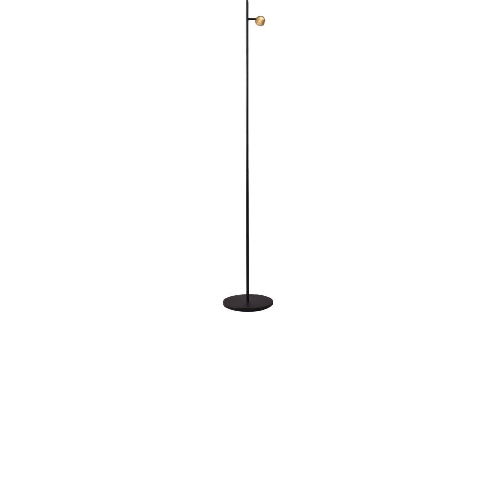 Lampe de pied Talana noir avec or Masterlight 8718121359229