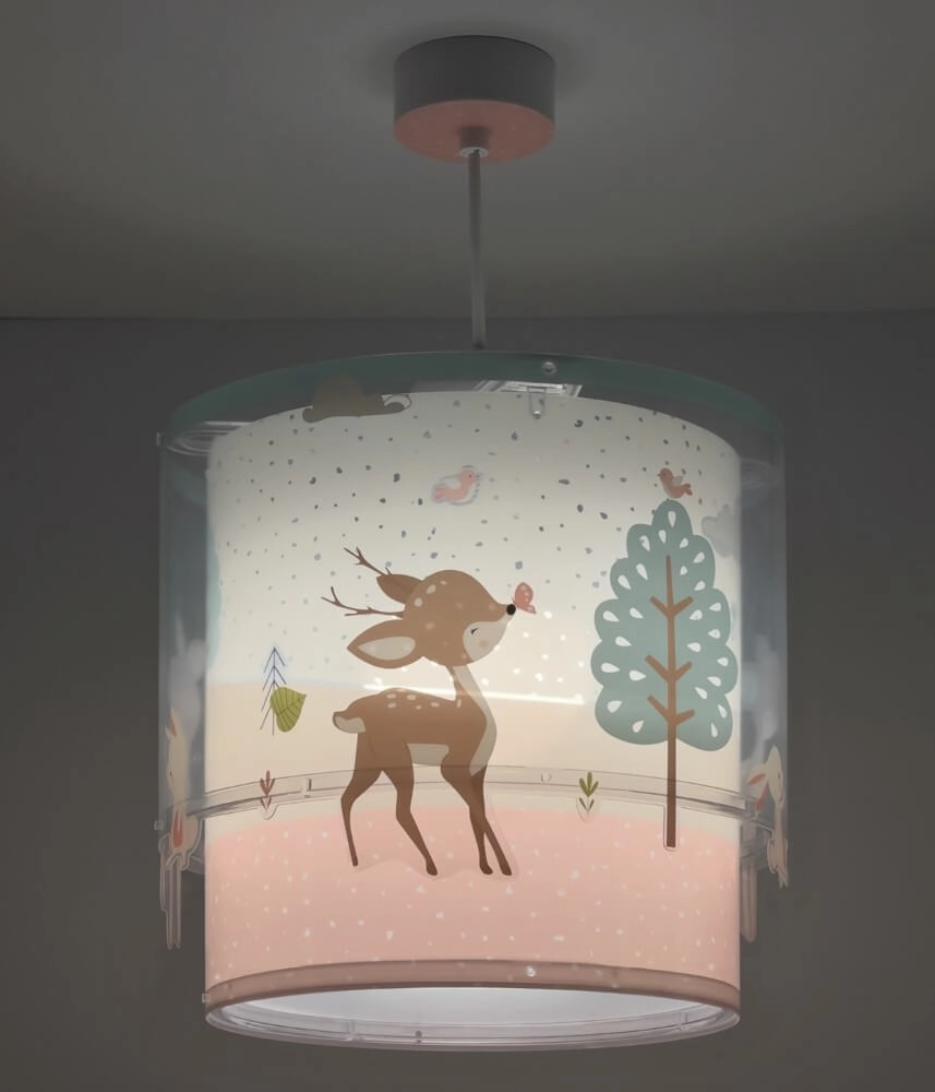 Lampe suspendue chambre d'enfant Loving Deer Dalber 8420406612720