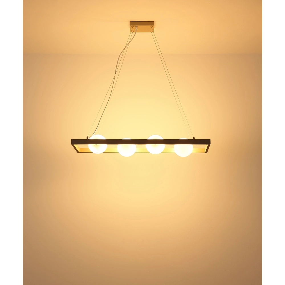Lampe pendante de conception Nanda brun sable Globo 9007371576036