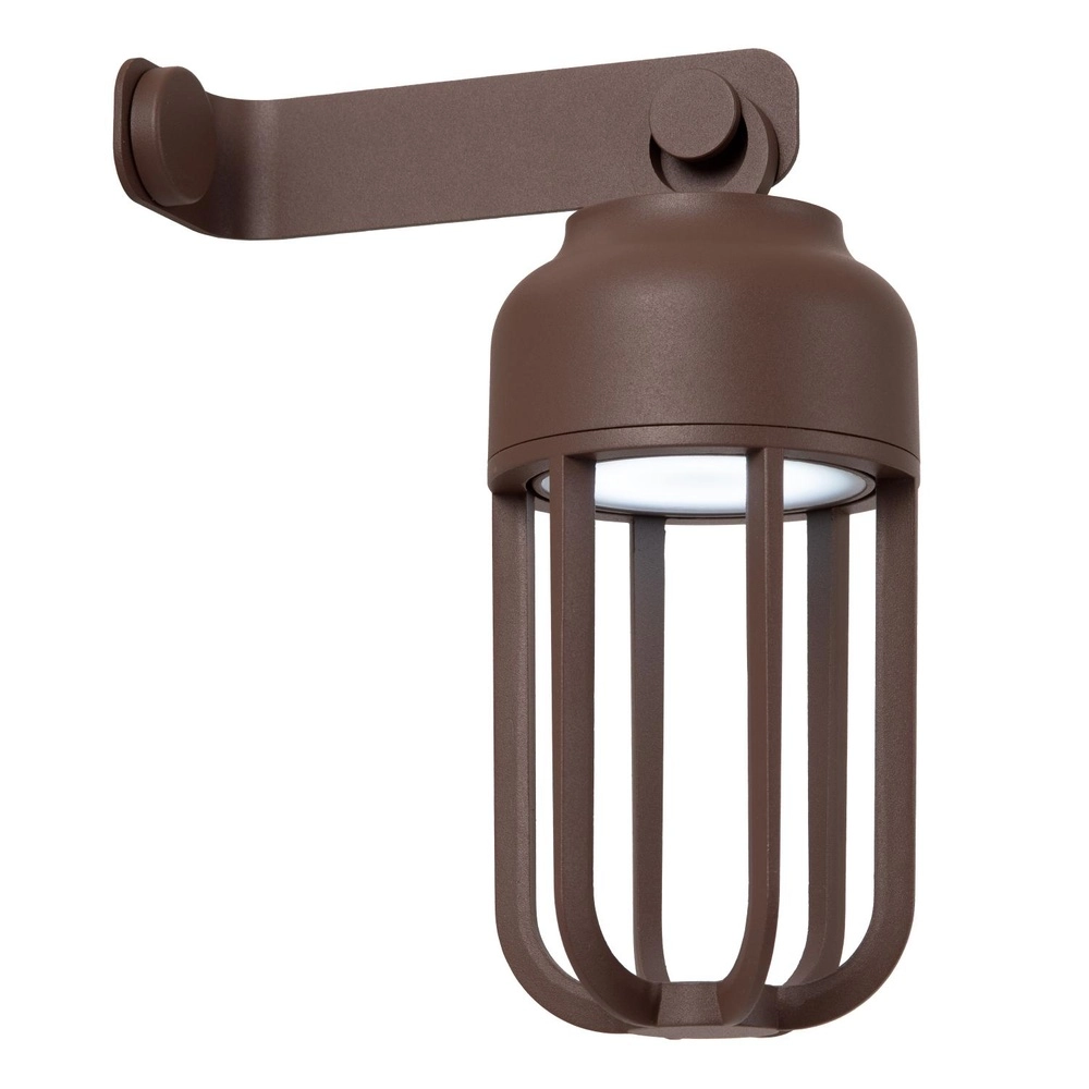 Lampe murale rechargeable Wells Brun rouille Lucide 5411212334121