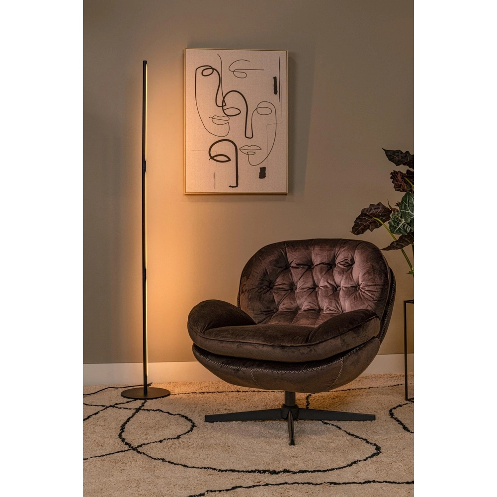 Lampadaire de conception Finan Noir Lucide 5411212680044