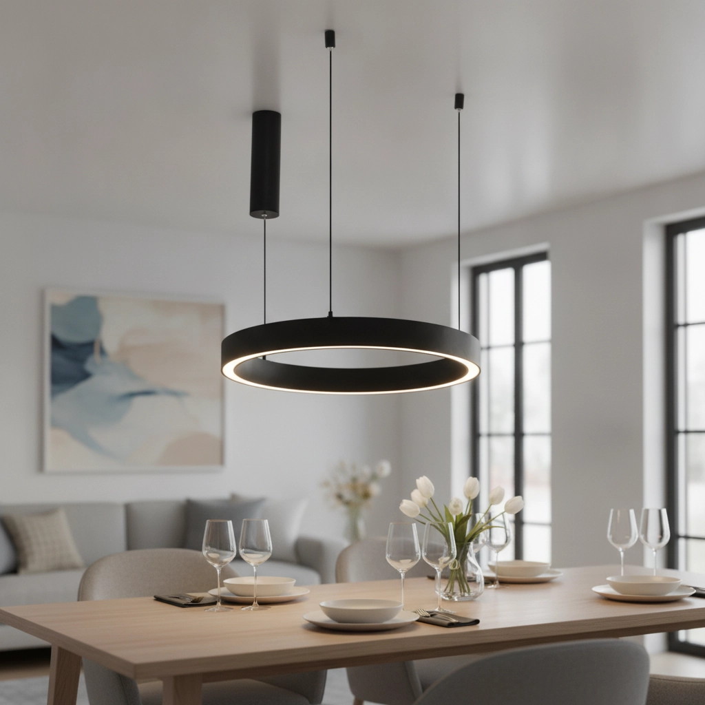 Suspension design Sting noir Ø 60cm