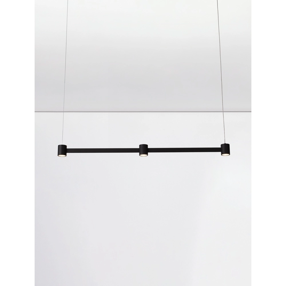Suspension design Puize 3 lumières noir Lyora 5212017448576