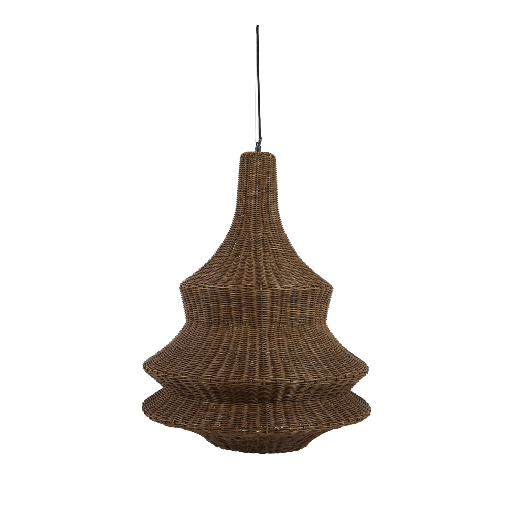 Lampe pendante en rotin Nemzor Ø 52 cm marron Light & Living 8717807859831