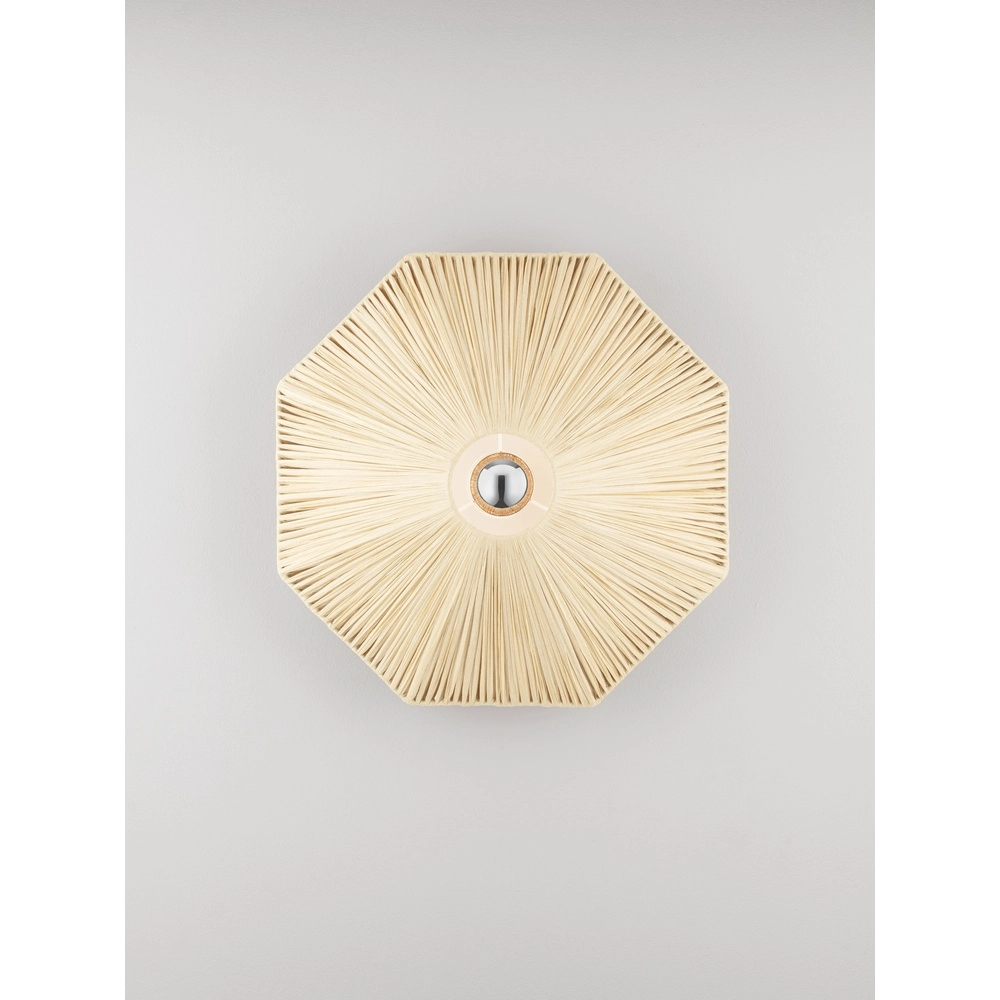 Lampe murale Japandi Elvio Ø 45cm Lyora 5212017493910
