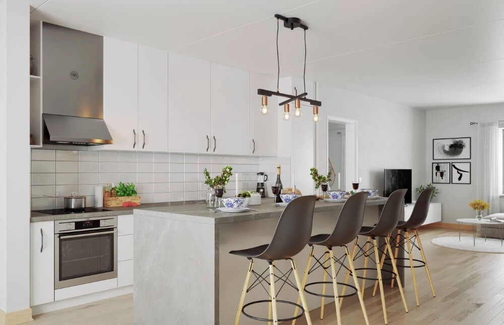 Lampe suspendue Zeona noir mat By Rydéns 7391741010308